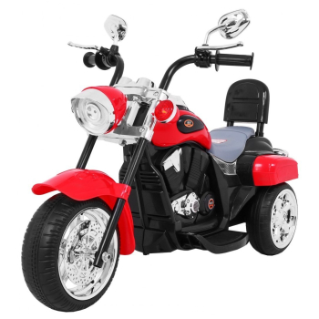 Motorek Chopper NightBike Czerwony